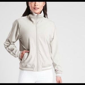 Athleta Sprint Track Jacket in Featherweight Stretch, EUC